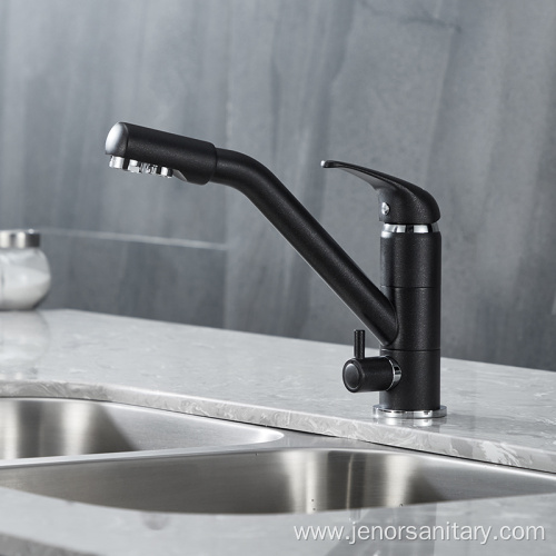 Classic Brass Black Kitchen Drinking Water Faucet